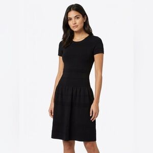 J. McLaughlin Classic Black Midi Dress size XS